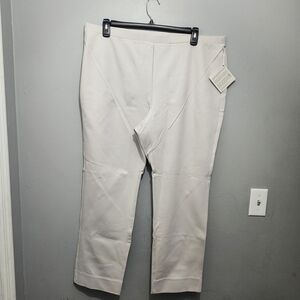 Wynne Layers Cream Women's Pull On Pants Size 2X New With Tags